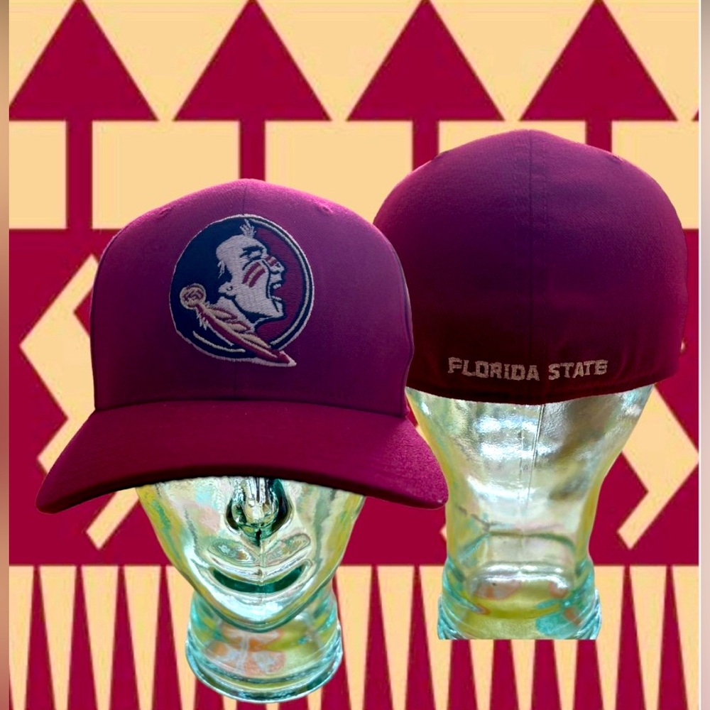FSU Florida State Seminoles Nike Dri-Fit OSFA Flexfit Stretch Logo Hat NWOT
